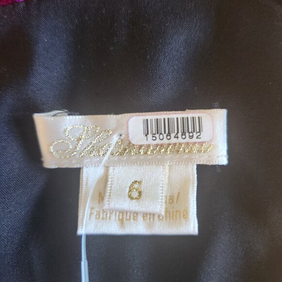 Shoshanna Caroline Mini Dress  Velvet Long Sleeves V Neck Bow Size 6 - Picture 7 of 8